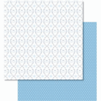 Scrapbook Paper Classic Christmas blau/braun12x12 Zoll VE=25 Blatt Motiv 1