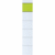 Einsteck-Rückenschilder grüner Balken 30x190mm VE=10 Stück weiß