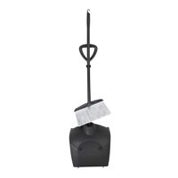 Jantex Lobby Dustpan and Brush Set Black - Plastic 950(H) x 300(W) x 345(D)