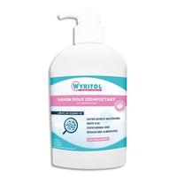 WYRITOL Savon liquide antibactérien désinfectant doux pour les mains sans parfum flacon pompe 500 ml