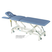 Delta Therapieliege DS5H mit Radhebesystem, Taubenblau, 50