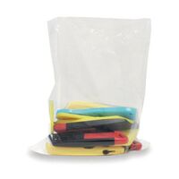 Plain, clear polythene bags, Light duty, 305 x 381mm, pack of 1000