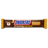 Snickers Creamy Peanut Butter Trio, Schokolade, 54,75g Riegel