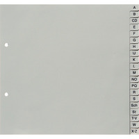 SoldanPlus Kunststoff-Register, Taben A - Z, Höhe: 180 mm