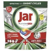 Jar Platinum All in one Plus Yellow mosogatógep kapszulák, citrom, 63 db