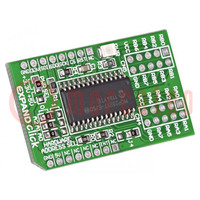 Click board; basetta prototipo; Comp: MCP23S17; 3,3VDC,5VDC