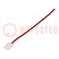 Morsetto; Connettore: per strisce LED; PIN: 2; Versione: con cavo