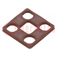 Flat gasket; NBR caoutchouc