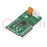 Click board; basetta prototipo; Comp: MCP73871; caricabatterie