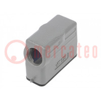 Enclosure: for HDC connectors; HDC; size 5; Locking: for latch