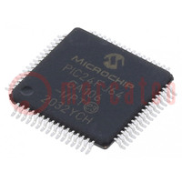 IC: PIC mikrokontroller; 64kB; 32MHz; SMD; TQFP64; PIC24; 16kBSRAM
