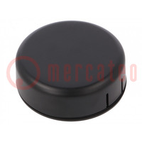Enclosure: for alarms; Z: 20.3mm; ABS; black; Series: 1551SNAP; IP30