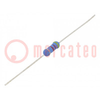 Resistor: metal oxide; 4.7kΩ; 1W; ±5%; Ø3.5x10mm; -55÷155°C