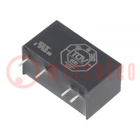 Converter: DC/DC; 1W; Uin: 13.5÷16.5V; Uout: 12VDC; Iout: 83.3mA
