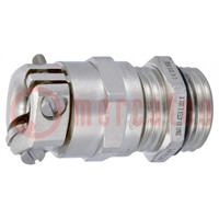 Cable gland; with earthing; M16; 1.5; IP68; brass; HSK-MZ-EMC-Ex