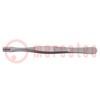 Tweezers; 145mm; Blade tip shape: shovel; universal