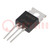 Transistor: NPN; bipolaire; 90V; 4A; 40W; TO220