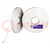 Tape: fixing; W: 19mm; L: 50m; Thk: 1000um; double-sided; white