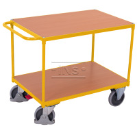 Produktbild - Schwerer Tischwagen mit 2 Ladeflächen , Ladefläche 1.000 x 600 mm , Traglast 500kg