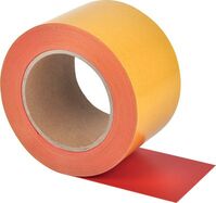 Bodenmarkierbänder - Rot, 7.5 cm x 10 m, PVC, Selbstklebend, Für innen