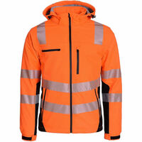 Asatex Prevent Trendline Warnschutzjacke orange, Größen: S - 5XL, Farbe: orange/schwarz Version: 08 - Größe: 5XL
