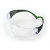 Schutzbrillen 3M SecureFit 400 Sichtscheibe: Klar, Rahmen: schwarz/grün
