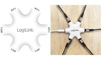 LogiLink Audio Splitter LogiStar, weiß (11114794)