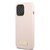 Guess GUHMP13LSPLP iPhone 13 Pro / 13 6.1&quot; pink/pink Hard Case Silikon Logo Plate MagSafe
