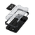2_Crystal Ring Case robuste Kickstand TPU/PC Panzer Handyhülle Hard Case für iPhone 13 mini schwarz