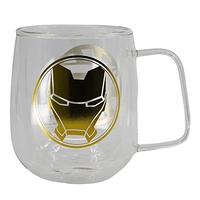 TAZA DE CRISTAL DE DOBLE PARED DE 290 ML DE MARVEL