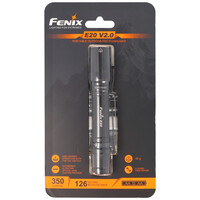 Fenix E20 V2.0 LED-Taschenlampe inklusive Standard Alkaline AA Batterien