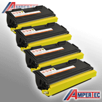 4 Ampertec Toner kompatibel mit Brother TN-7600 schwarz