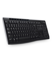 Logitech Wireless Keyboard K270 Tastatur RF Wireless QWERTZ Tschechisch Schwarz
