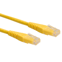 ROLINE UTP Cat.6 10m kabel sieciowy Żółty Cat6 U/UTP (UTP)
