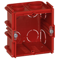 Legrand Batibox outlet box Red