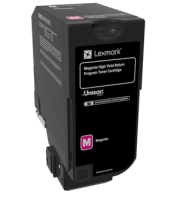 Lexmark 74C2HM0 kaseta z tonerem 1 szt. Oryginalny Purpurowy