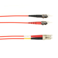 Black Box 15m ST-LC kabel optyczny OM1 Wielobarwny, Czerwony