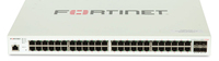 Fortinet Layer 2/3 FortiGate switch controller compatible PoE+ switch with 48 x GE RJ45 ports, 4 x GE SFP, with automatic Max 740W POE output limit