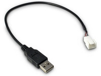 Inter-Tech 88885450 kabel USB 0,3 m USB A Czarny