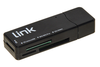 Link Accessori LKCCH04 lector de tarjeta USB 3.2 Gen 1 (3.1 Gen 1) Type-A Negro