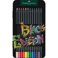 Faber-Castell 116413 crayon de couleur Beige, Noir, Bleu, Marron, Vert, Gris, Bleu clair, Vert clair, Orange, Rose, Rouge, Jaune 12 pièce(s)