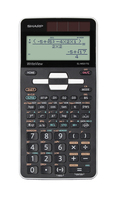 Sharp SH-ELW531TG calculator Pocket Rekenmachine met display Zwart, Wit