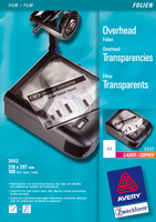 Avery 3552 afdrukfilm Laser A4 (210×297 mm) Polyester Transparant 100 vel