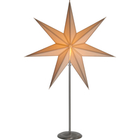 Star Trading Standleuchte Stern Nicolas E14 88x60cm Metall/Papier creme/gold