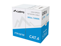 Lanberg LCF6-11CU-0305-S kabel sieciowy Szary 305 m Cat6 F/UTP (FTP)
