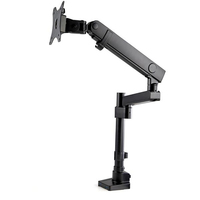 StarTech.com Desk Mount Monitor Arm with 2x USB 3.0 ports - Pole Mount Full Motion Single Arm Monitor Mount for up to 34" VESA Display - Ergonomic Articulating Arm - Desk Clamp/...
