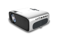 Philips NeoPix Prime 2 beamer/projector Projector met korte projectieafstand LCD 720p (1280x720) Zwart, Zilver