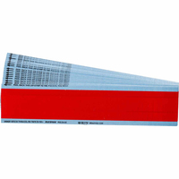 Brady TWM-COL-RD-PK etichetta autoadesiva Rettangolo Permanente Rosso 900 pz