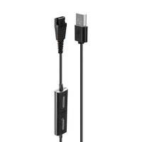 Lindy USB Type A to Jabra Quick Disconnect Headset Adapter