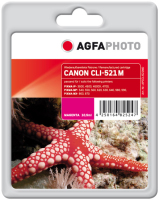 AgfaPhoto APCCLI521MD inktcartridge 1 stuk(s) Magenta